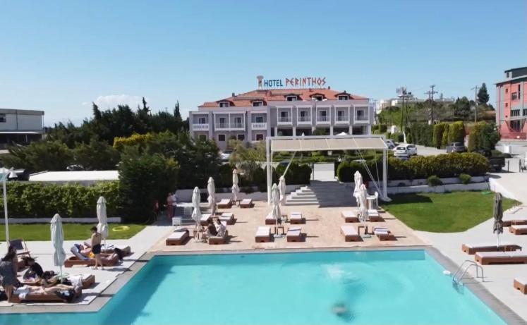 Perinthos Hotel Анхиалос Екстериор снимка