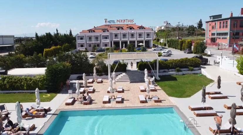 Perinthos Hotel Анхиалос Екстериор снимка